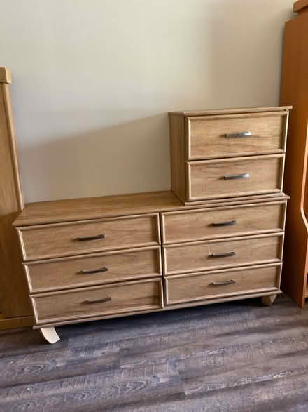 Photo of free Queen Bed w/Mat, Dresser, Night St (Country Village Rd/60 Freeway) #1