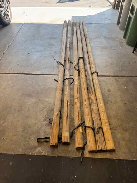 Photo of free 10’ tall tree stakes (Near Del Mar High School) #2