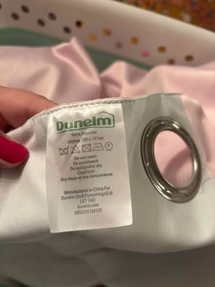 Photo of free Pale pink curtains (RH16) #3