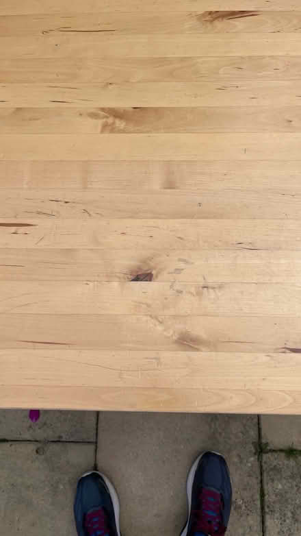 Photo of free Large kitchen table (Shrewsbury) #4