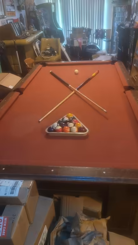 Photo of free 8 ft slate wooden pool table (Glenn Dale, MD) #2