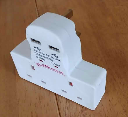 Photo of free 2 USB plugs + 2 way adapter (Neston CH64) #1