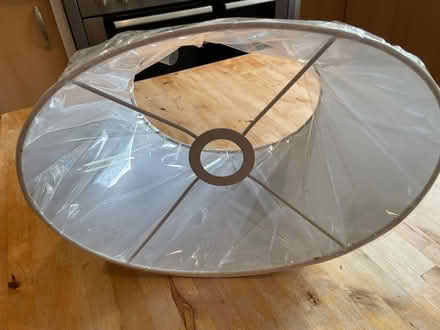 Photo of free New ivory coloured lampshade (Virginia Water) #3