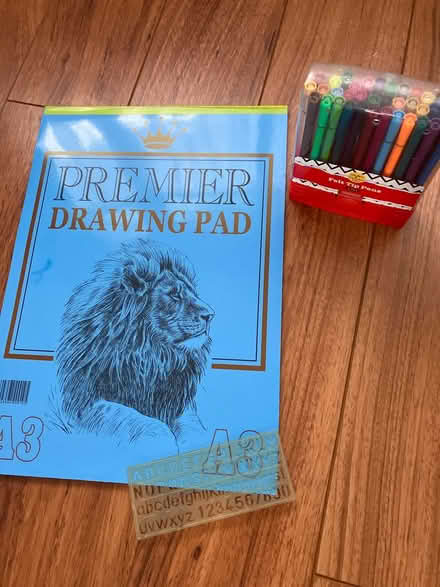 Photo of free Drawing pad and pens (Firswood M16) #1