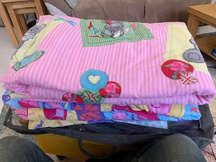 Photo of free 2 x cot duvets (Wood Street Village GU3) #1