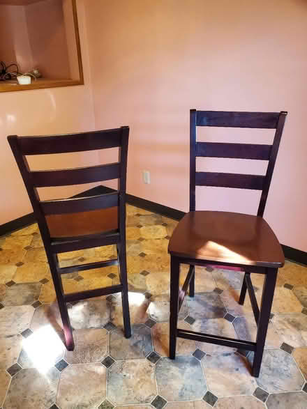Photo of free 2 bar stools / tall chairs (Ravenna) #1