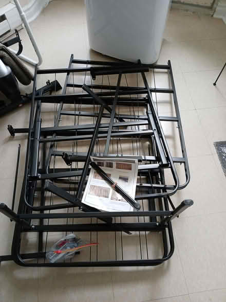 Photo of free double metal bed frame (Mimico south of QEW) #2
