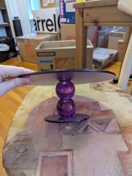 Photo of free Glass cake stand (02144) #3