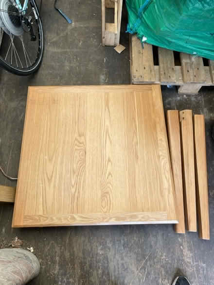 Photo of free Oak Wood Table - one leg lost (Crystal Palace) #1
