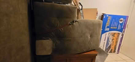 Photo of free green couch (By Buena High School) #1