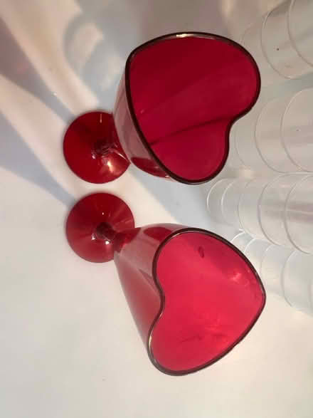 Photo of free 2 x heart plastic glasses (Preston park BN1) #2