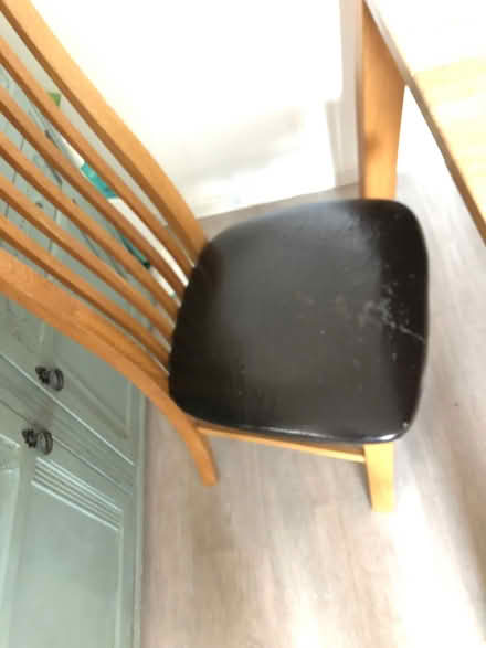 Photo of free Dining chair with damaged seat (Leigh Park BA13) #1