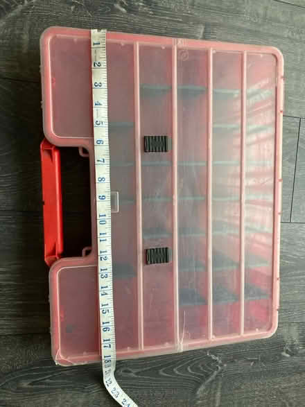 Photo of free Empty red compartment box (Glen parva LE2) #4