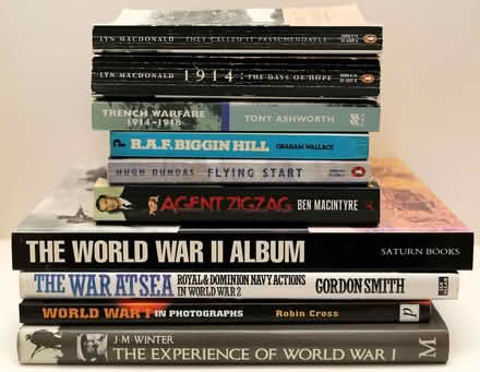 Photo of free Military history books WW1 and WW2 (Weybridge KT13) #1