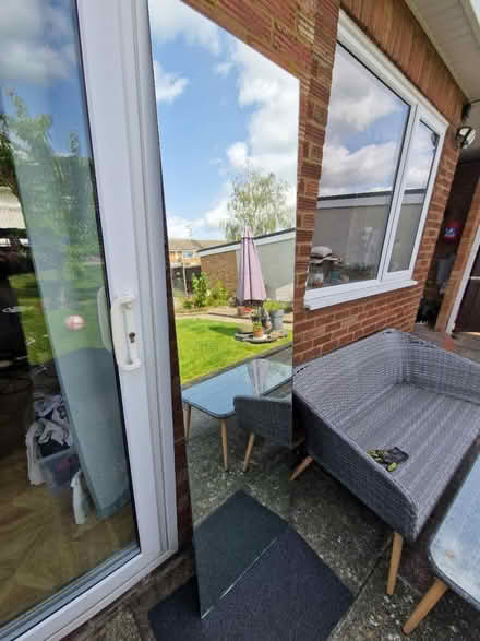 Photo of free Large frameless glass mirror (LU6 North Dunstable) #1