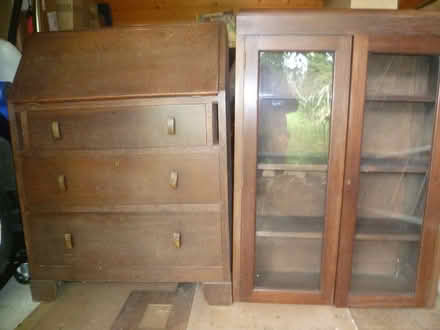Photo of free Bureau desk & cabinet (Runcton PO20) #1