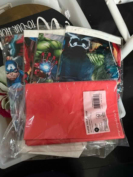 Photo of free Marvel party decor (Eccles, ME20) #1
