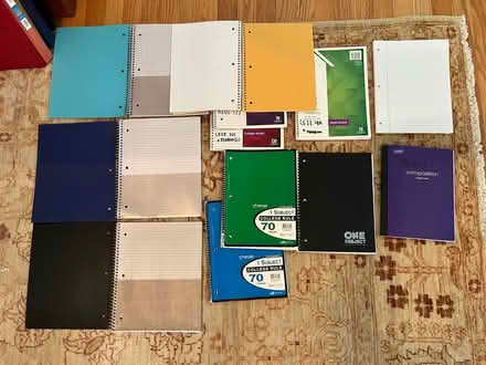 Photo of free Lots of spiral notebooks & paper (Vienna community center) #2