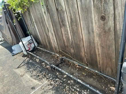 Photo of free 2 Metal wood stackers with covers (Badger Rd and Mormon Church) #2