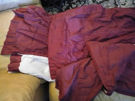 Photo of free Burgundy Curtains (Tacoma) #3