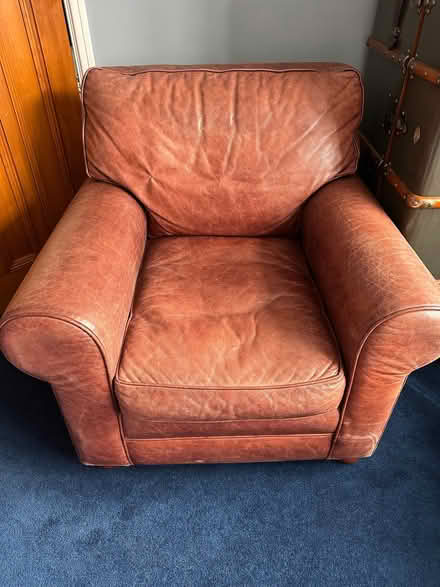 Photo of free Leather armchair (Brook Street CM14) #1
