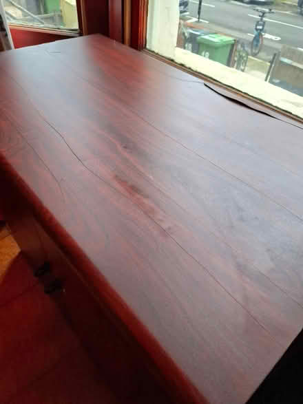 Photo of free Mahogany 2-door storage cabinet (Tufnell Park N19) #2