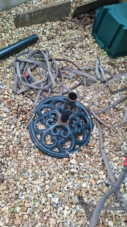 Photo of free Metal parasol base (Horsham) #1