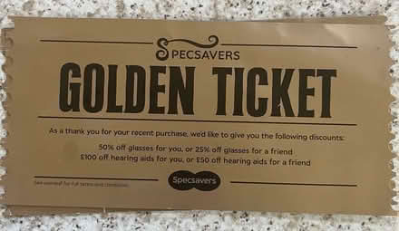 Photo of free Specsavers vouchers (Kingsmead) #1