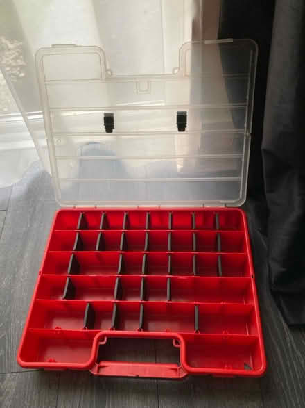 Photo of free Empty red compartment box (Glen parva LE2) #2