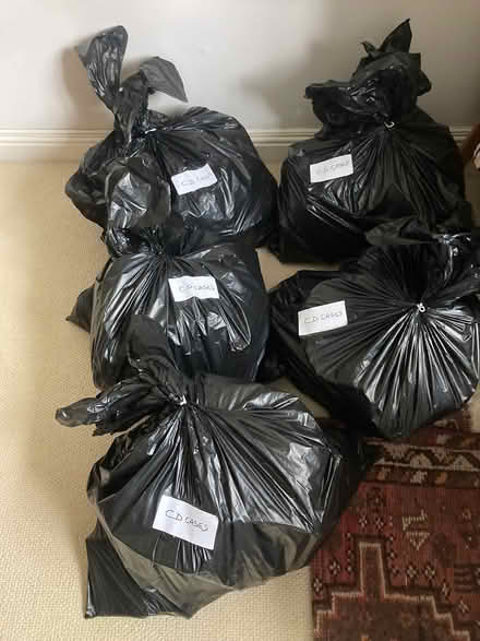 Photo of free bags of empty cd cases (Nelson Street NR2) #1