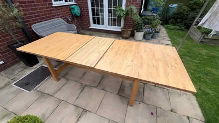 Photo of free Large kitchen table (Shrewsbury) #2