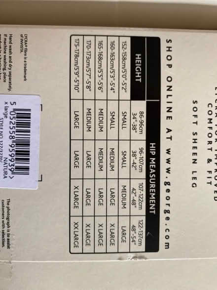 Photo of free 4 prs 10 denier tights size XL (Ashford TW15) #3