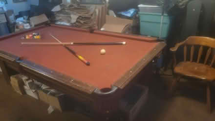 Photo of free 8 ft slate wooden pool table (Glenn Dale, MD) #4