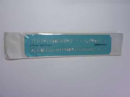 Photo of free UNO 10mm High Stencil (Hartwood Green PR6) #1