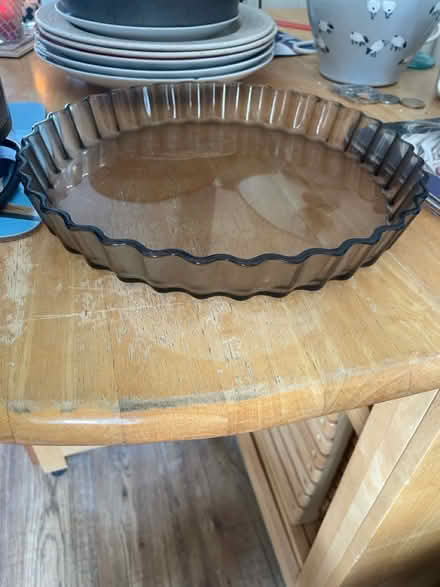 Photo of free Large flan dish (Gomshall gu5) #1