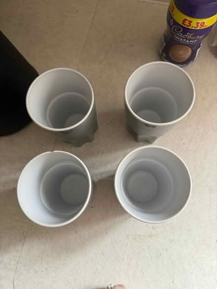Photo of free X4 grey cups set (Eccles, ME20) #2