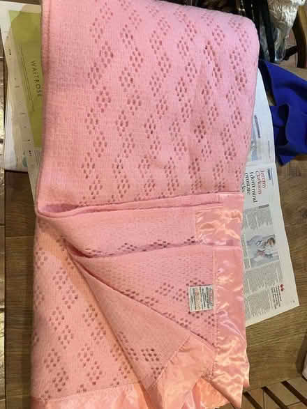 Photo of free Pink acrylic blanket (Goffs Oak EN7) #1