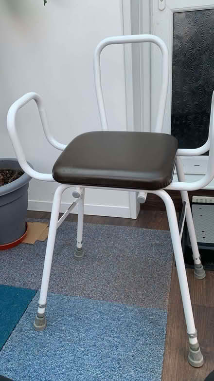 Photo of free Perching stool with sloping seat (Enfield EN1) #1