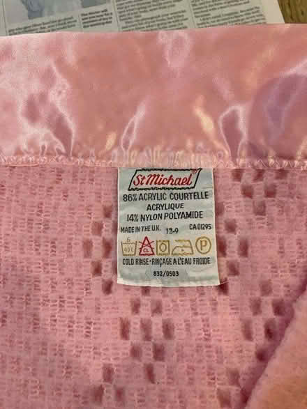 Photo of free Pink acrylic blanket (Goffs Oak EN7) #3