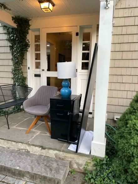Photo of free Desk, chair, lamp (Harrison St in Princeton, NJ) #2