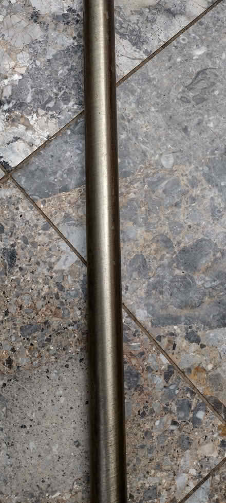 Photo of free metal curtain rail, no fittings (West Marina TN38) #1