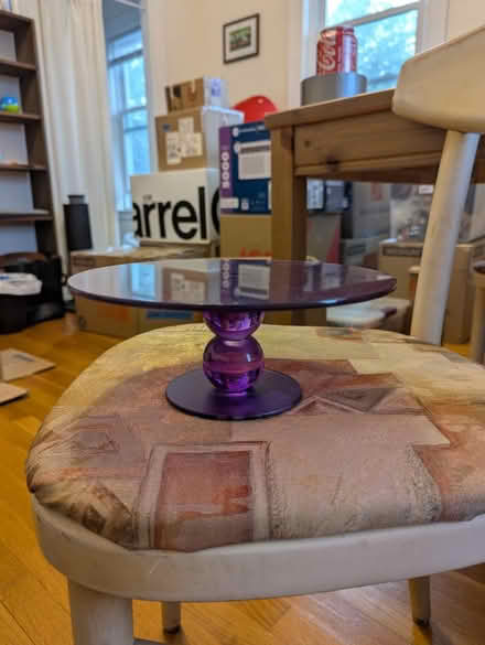 Photo of free Glass cake stand (02144) #1