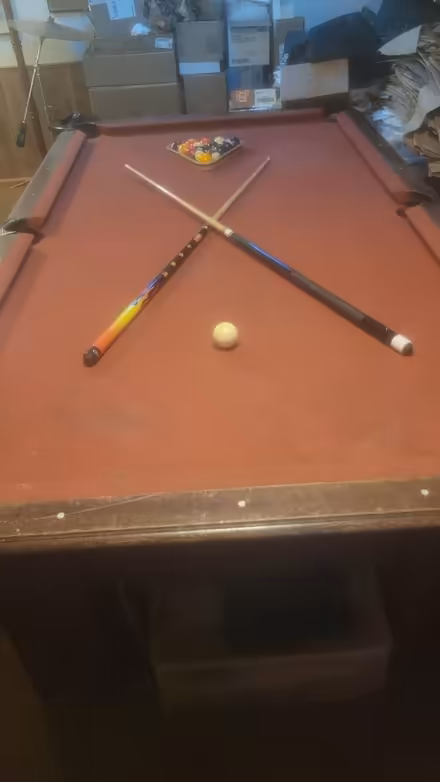 Photo of free 8 ft slate wooden pool table (Glenn Dale, MD) #1