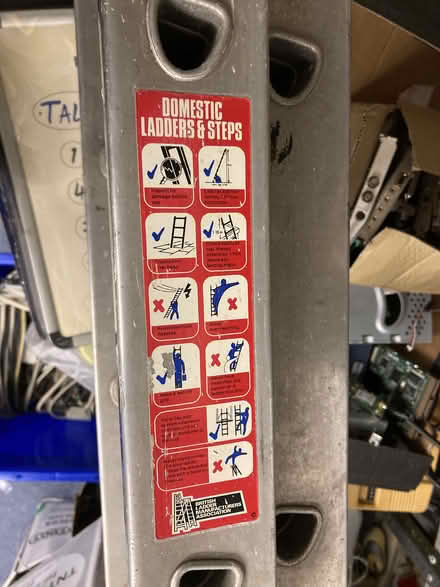 Photo of free Aluminium Double Ladder+Stabiliser (Beckenham BR3) #2