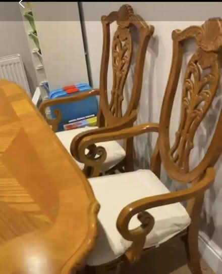 Photo of free Dining table and 6 chairs (Charlton SE7) #2