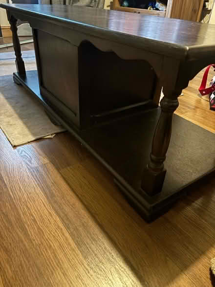 Photo of free Wooden coffee side table (Turvey MK43) #2