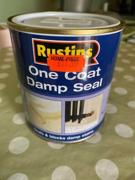 Photo of free Rustins one coat damp seal unopened (Barrow upon Soar LE12) #1