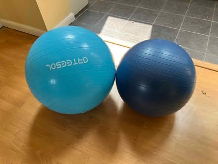 Photo of free Two gym balls (Garvestone NR9) #1