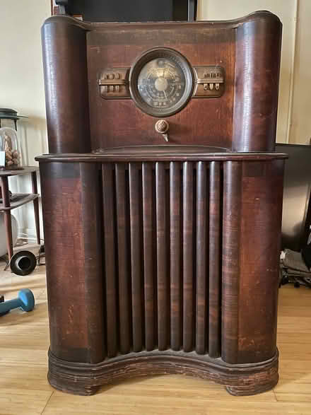 Photo of free Antique floor radio (Park Slope/Gowanus border) #1