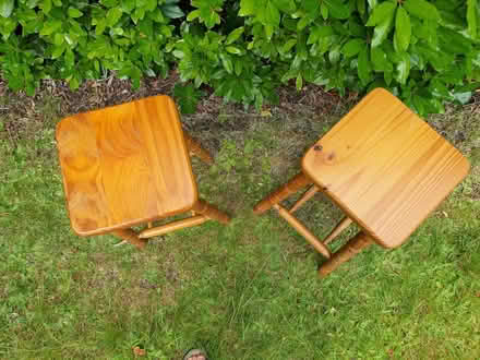 Photo of free Two pine bar stools (St Pauls Ward GU15) #2